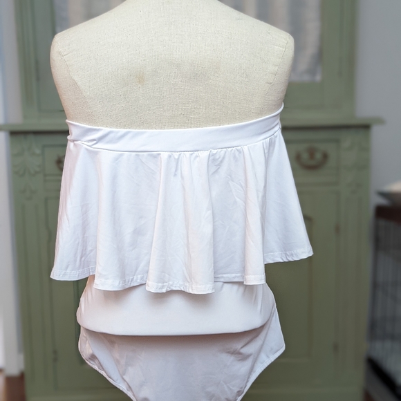 White bodysuit/swimsuit - Picture 2 of 2